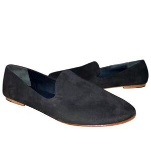 Vince Black Suede Loafers